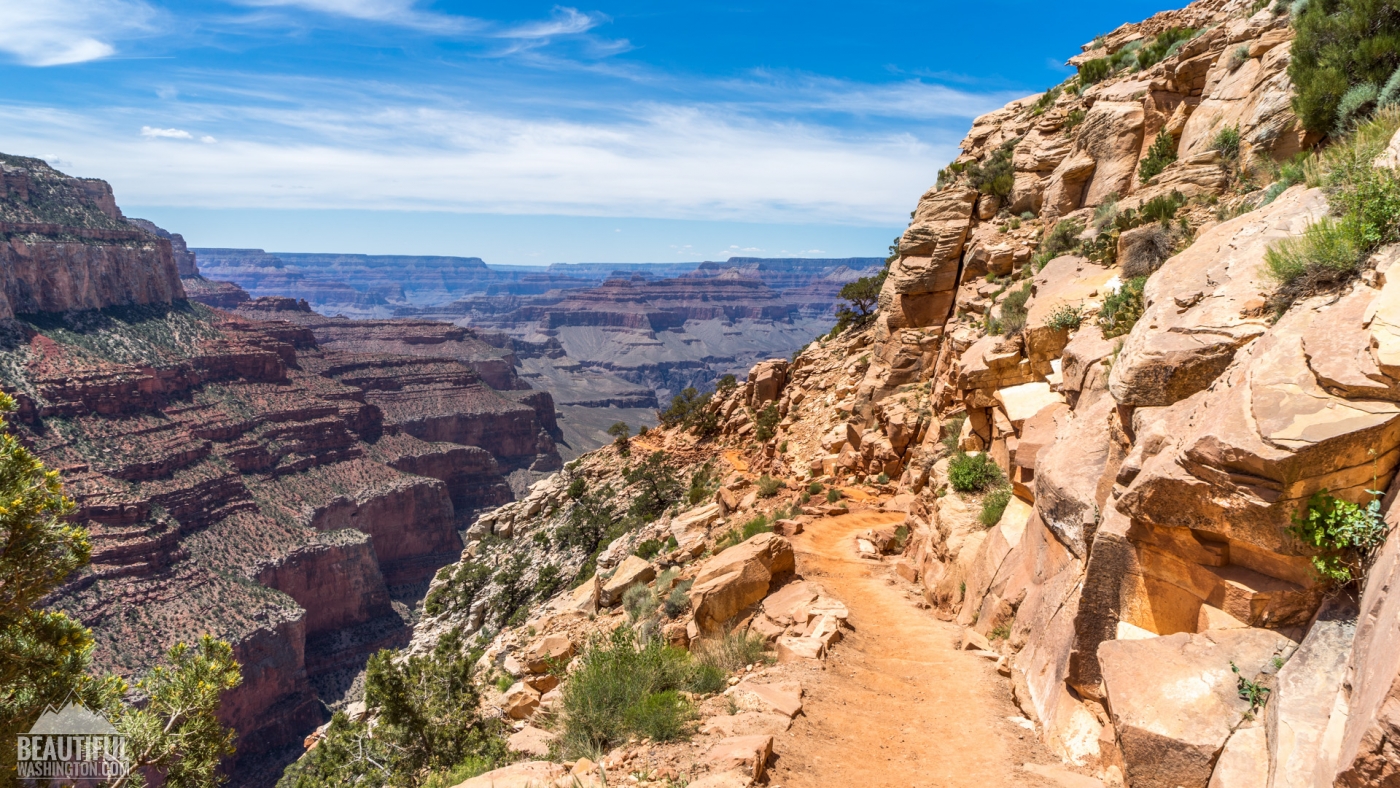 South Kaibab Trail descending to - South Kaibab Trail South Rim 53 1400x788 
