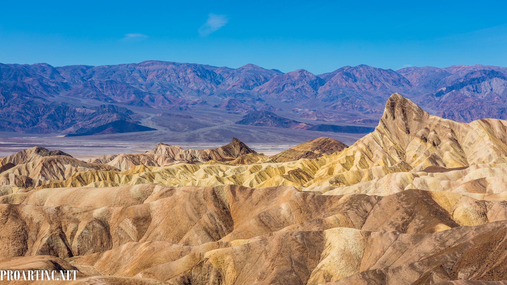 Zabriskie point, Death Valley National Park