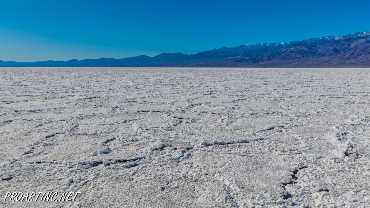 White Salt Flats of Badwater | ProArtInc