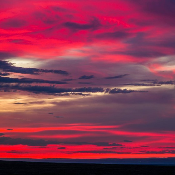 Amazing Sunset, driving through Oregon