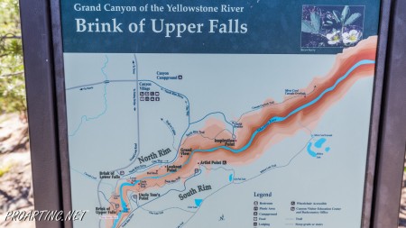 Brink of the Upper Falls in Yellowstone 1