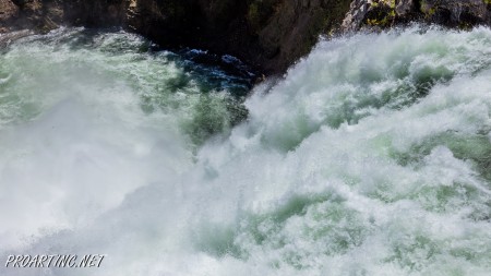 Brink of the Upper Falls in Yellowstone 8