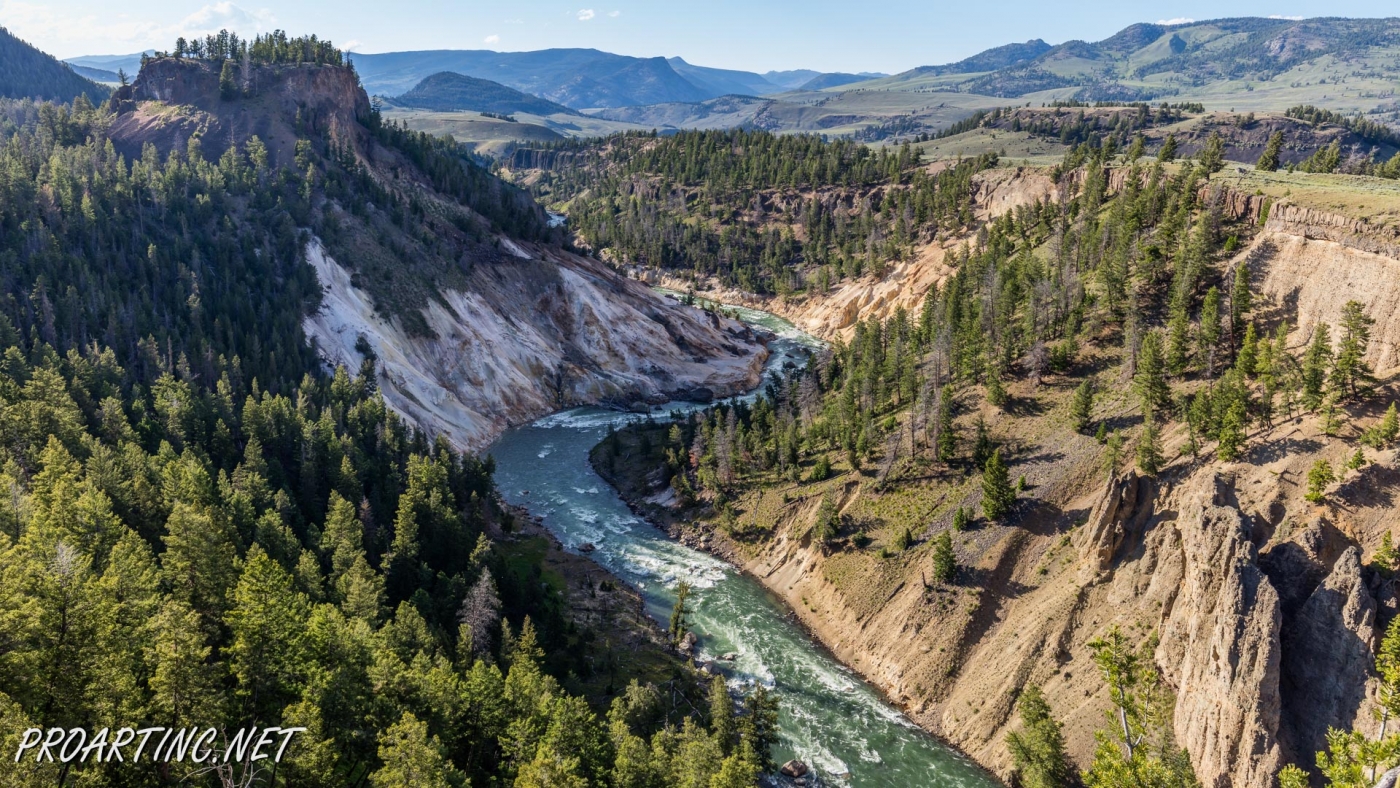 Calcite Springs Overlook in Yellowstone National Park | ProArtInc