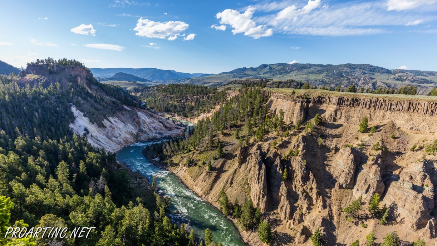 Calcite Springs Overlook in Yellowstone National Park | ProArtInc