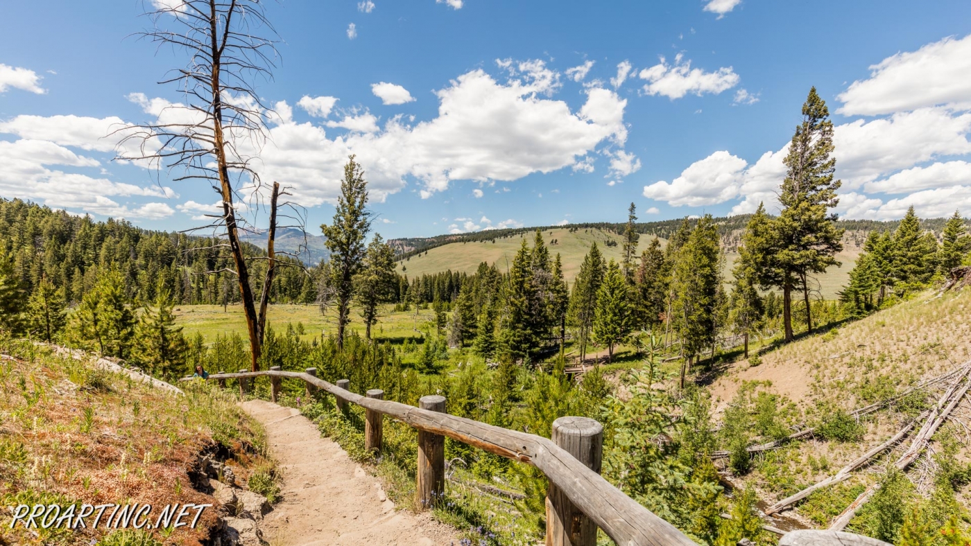 Wraith Falls in Yellowstone | ProArtInc