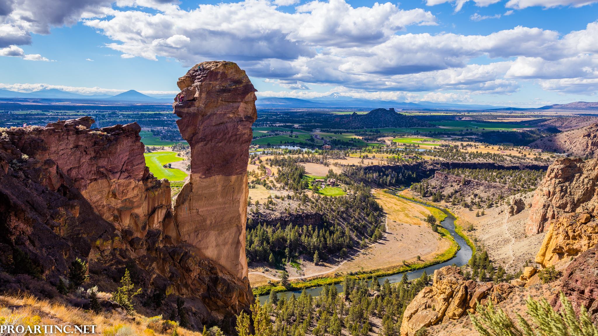 View from Misery Ridge Trail, Smith Rock State Park
