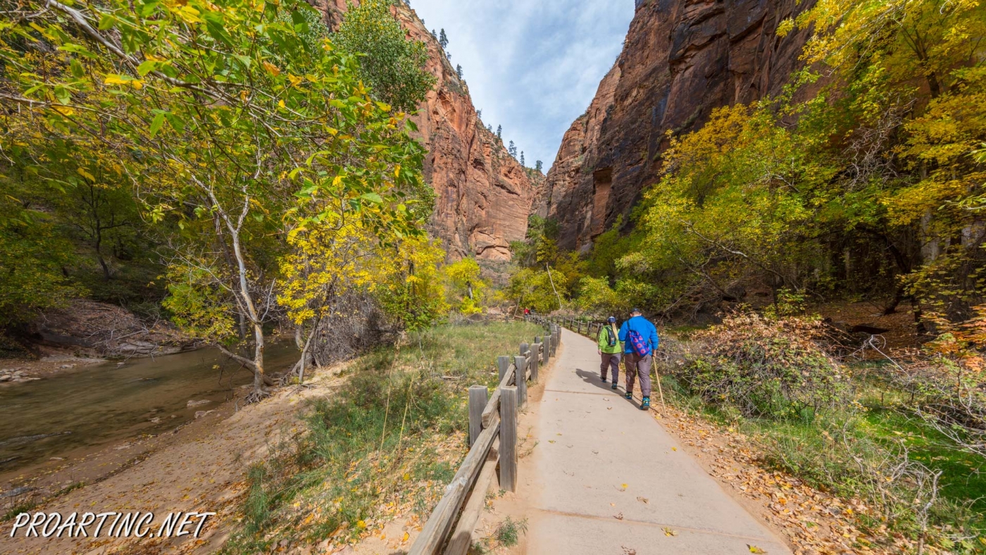 Riverside Walk Trail at Zion National Park | ProArtInc