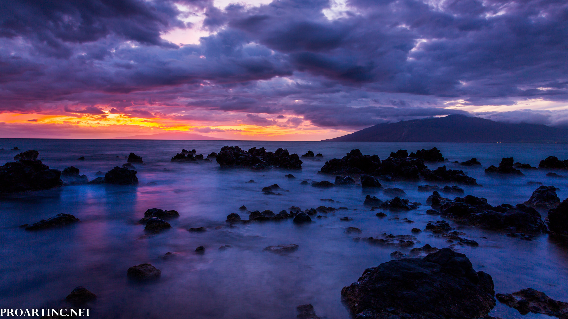 Sunset At Maui Proartinc