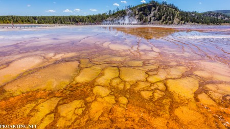 Midway Geyser Basin at Yellowstone National Park
