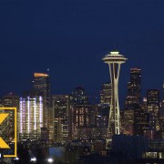 Space Needle and Seattle at Night