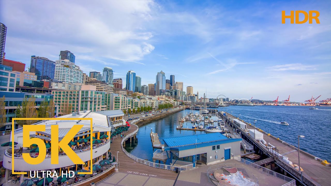 5K HDR Pier 66, Seattle, Washington State