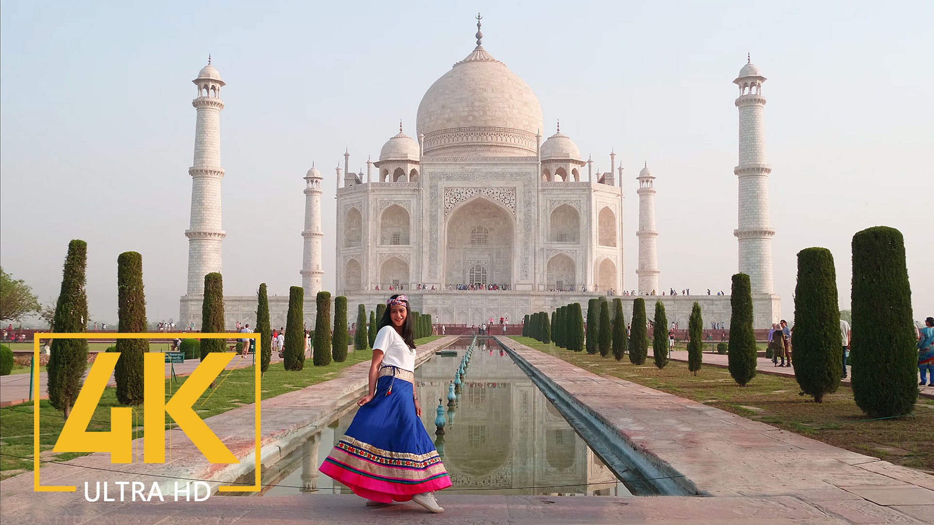 Taj Mahal India 4k Travel Journal Proartinc