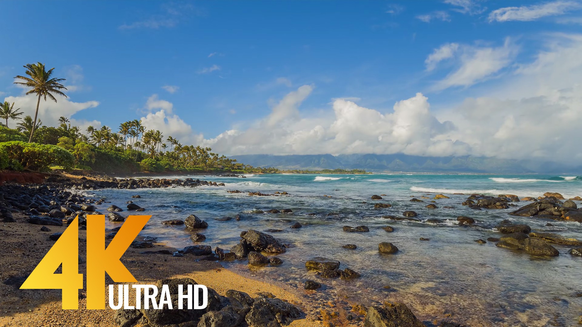 Maui Island – Tropical Beach Relaxation Video. Part 2
