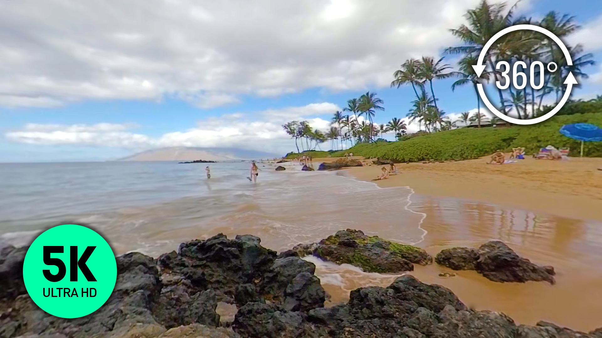 360° VR Beaches of Maui Island, Hawaii 5K Nature Video ProArtInc