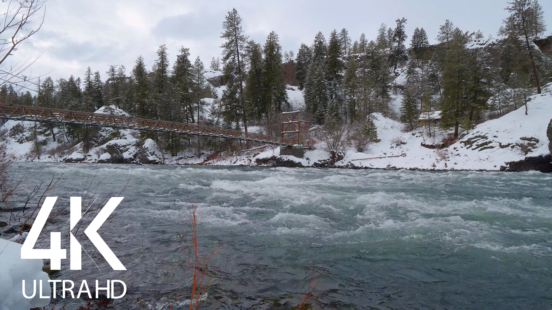 Riverside State Park - 4K Nature Soundscape Video | ProArtInc