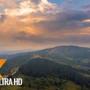 Bird's Eye View of the Carpathian Mountains, Ukraine_1