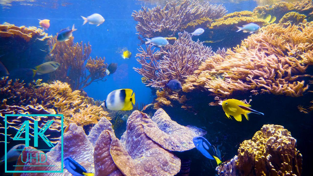 free marine aquarium screensaver for tv