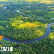 Scenic Rivers of Ukraine from Above, Desna River