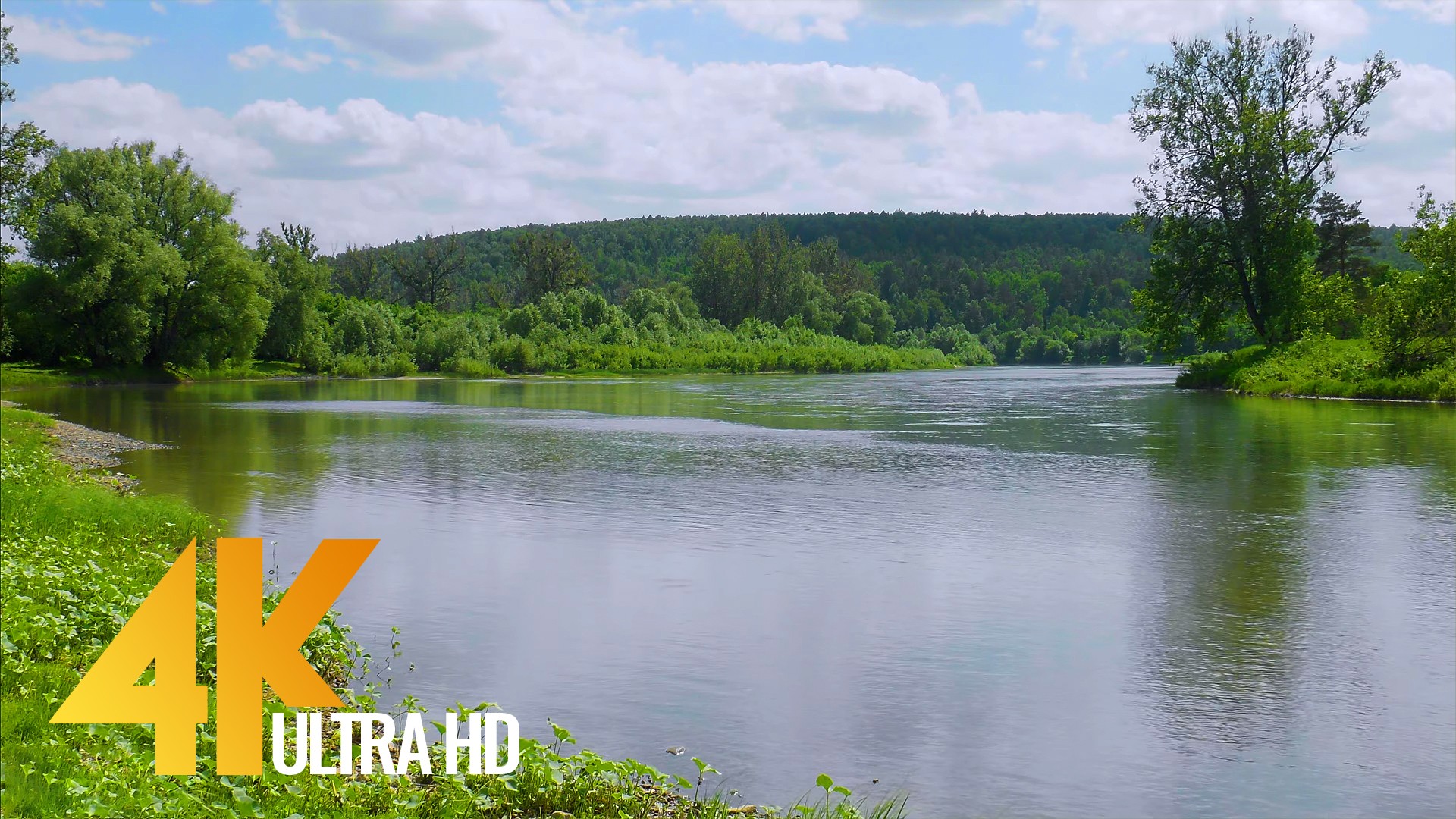 4K Fascinating Serenity of Yuryuzan River, Ural ProArtInc