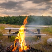 Campfire Near The Lake Relax Video 3 Hours YOUTUBE