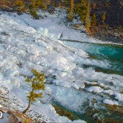 The Winter Beauty of Bow Falls