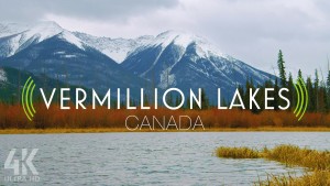 4k_Serene_Atmosphere_of_Vermillion_Lakes_Canada,_Wintertime_8_Hours