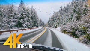 Winter Roads. NOrth Cascades HWY 20