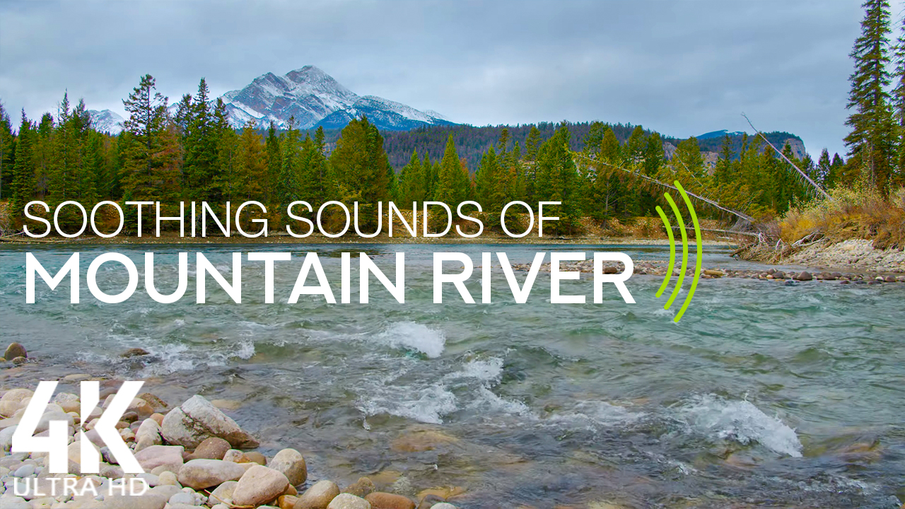 8 Hours Soothing River Sounds For Concentration And Work 4k Amazing