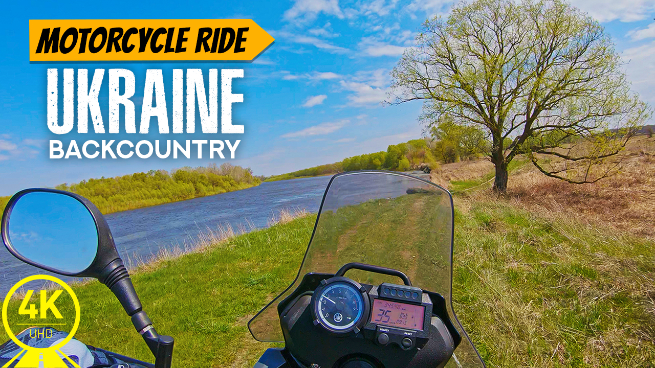 Ukraine backcountry motorcycle ride youtube 60p