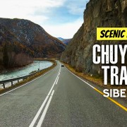 4K Chuysky tract Siberia, Russia SCENIC DRIVE VIDEO YOUTUBE