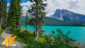 4K_Walking_Near_the_lake_Emerald_lake,_yoho_national_park,_canada