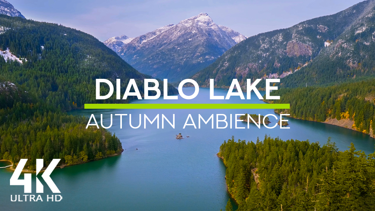 4K_Diablo_Lake_Viewpoint_Late_Autumn_NATURE_RELAX_VIDEO_8_hours