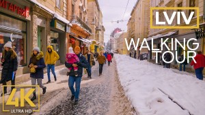 4k_A_Nice_Winter_Day_In_Lviv,_Ukraine_Urban_Walking_Tour_YOUTUBE