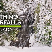 4k_Canadian_Waterfalls_in_Winter_Ione_Falls,_Nakusp,_BC_8_Hours