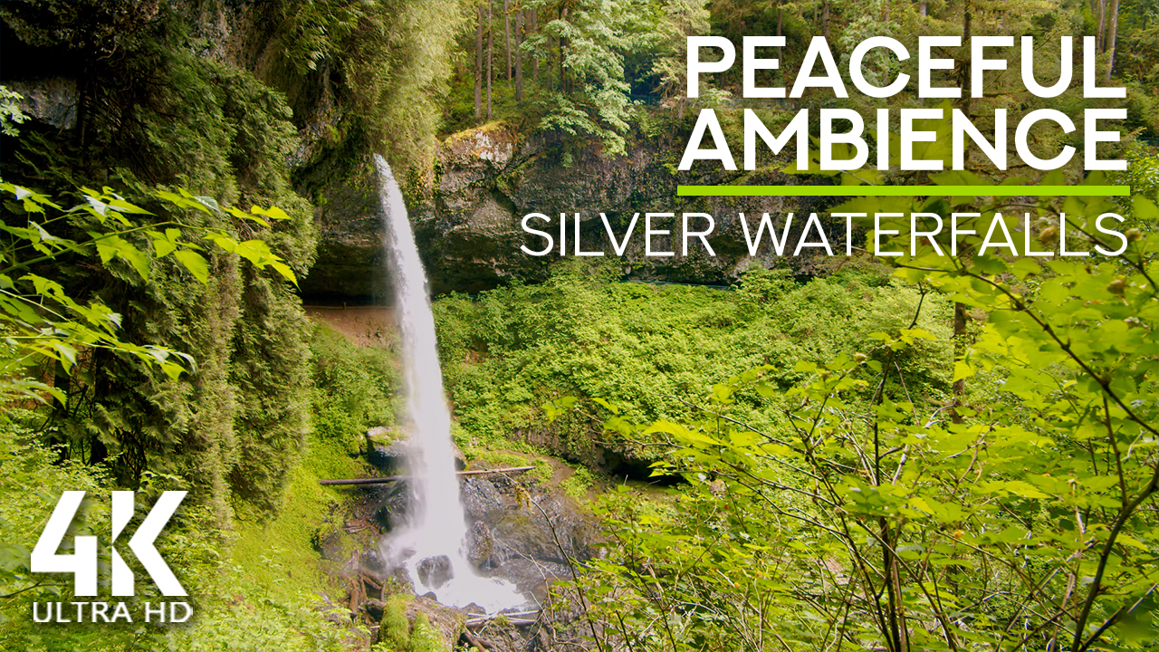 4K_AMAZING_SILVER_WATERFALLS_IN_OREGON_STATE_Part_5_Nature_Relax