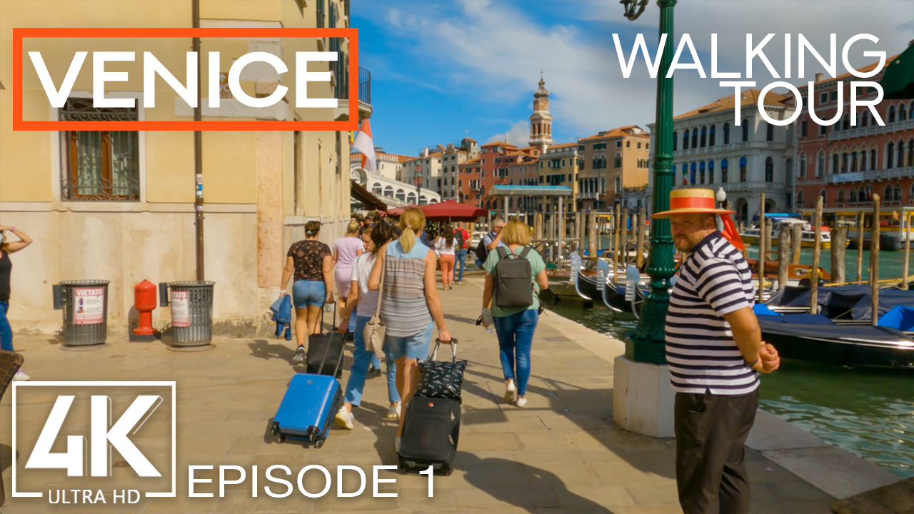 4K_Exploring_European_Cities_Part_4_Venice_Episode_1_Urban_Walking