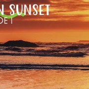 4K Ocean Sunset Episode 1 NATURE RELAX VIDEO 3 hours YOUTUBE