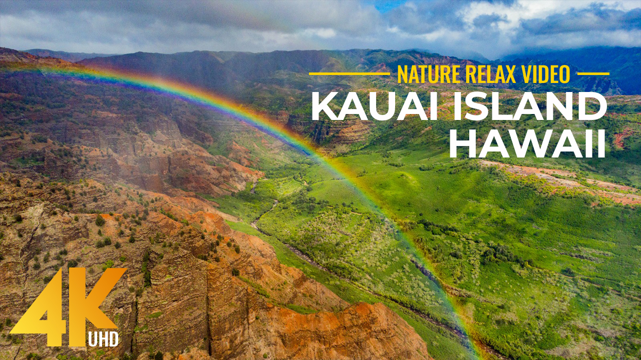4K_Getting_acquainted_with_Kauai_Island,_Hawaii_Nature_Relax_Video