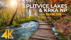 4K_A_Walk_in_KRK_&_Plitvice_Lakes_Cruise_NATURE_WALKING_TOUR_YOUTUBE
