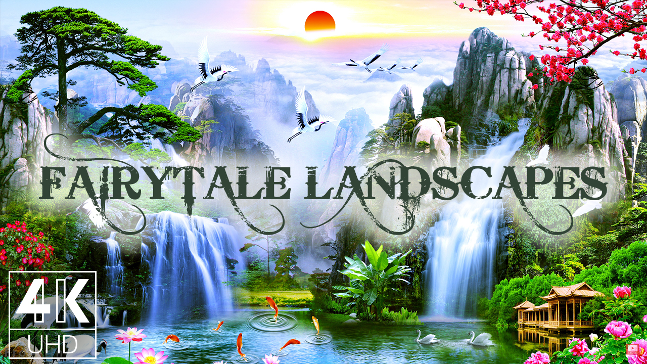 4K Fairytale Landscapes 3 hours YOUTUBE
