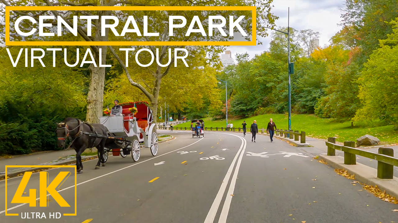 5K Central Park Unicycle Ride Urban Virtual Tour YOUTUBE