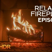 8k hdr Relaxing FIREPLACE Episode 2 Relax Video 3 Hours