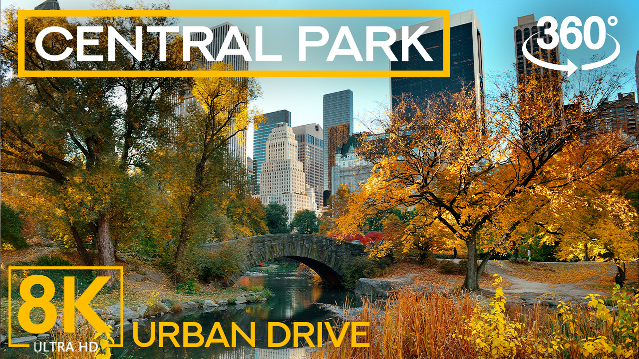 8K Central Park October 19, 2022 360 VR Video YOUTUBE
