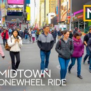 4K NYC Midtown Onewheel ride YOUTUBE