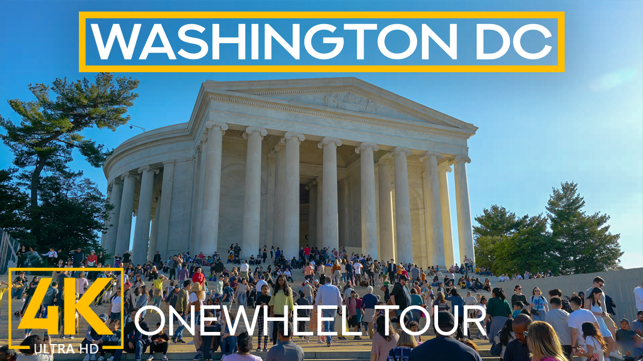 4K Washington DC, Onewheel Tour ONLY SELL YOUYUBE